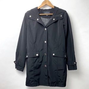 London Fog Black Trench Coat